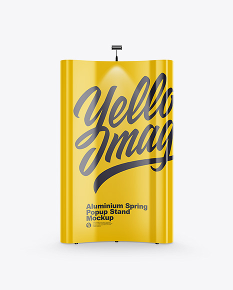 Glossy Spring Pop Up Stand Mockup PSD #2