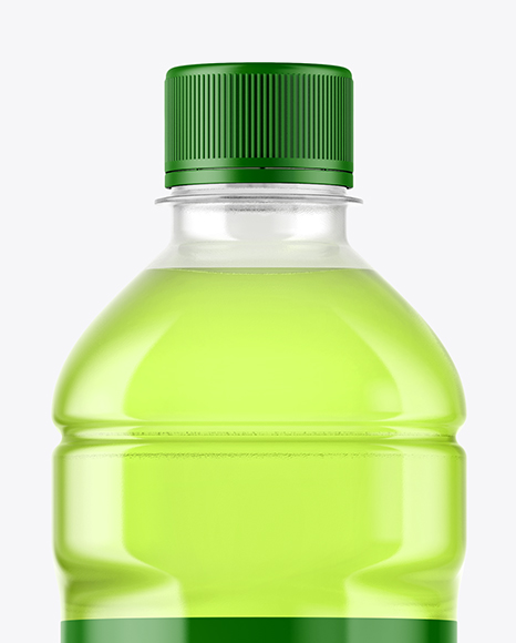 Clear Plastic Bottle Mockup PSD #6