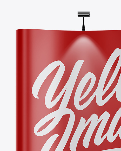 Matte Spring Pop Up Stand Mockup PSD #6