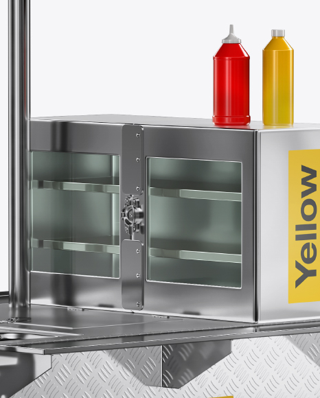 Download Free Hot Dog Cart Mockup Back Half Side View In Object Mockups On PSD Mockups