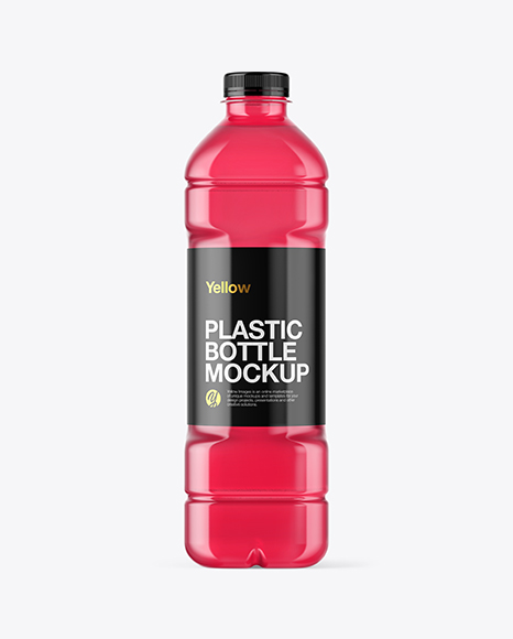 Plastic Bottle Mockup PSD #2
