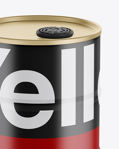 Matte Tin Can Mockup PSD #2