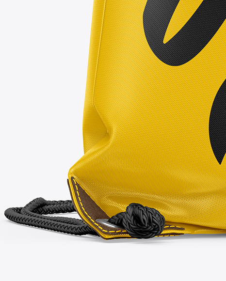 Gym Sack Mockup In Apparel Mockups On Yellow Images Object Mockups