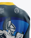 Download Women S Mtb Trail Jersey Ls Mockup Back Half Side View In Apparel Mockups On Yellow Images Object Mockups