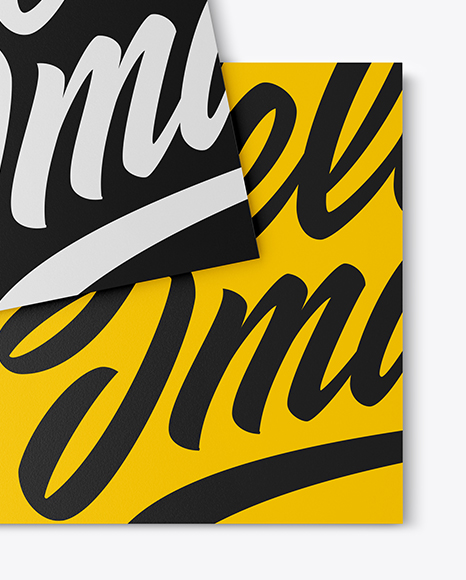 Two Business Cards Mockup PSD #1