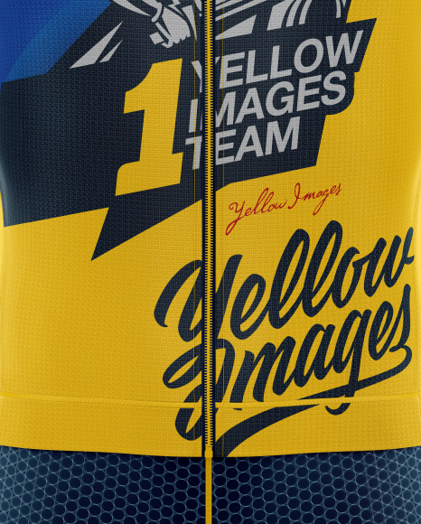 Download Men S Cycling Kit Mockup Front View In Apparel Mockups On Yellow Images Object Mockups