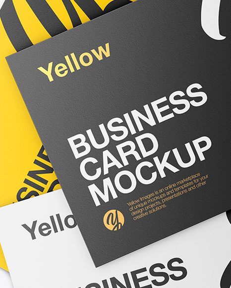 Three Business Cards Mockup PSD #2