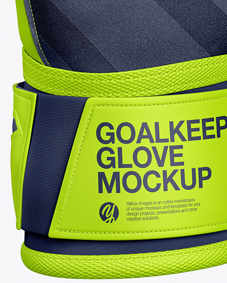 Download Goalkeeper Glove Mockup In Apparel Mockups On Yellow Images Object Mockups