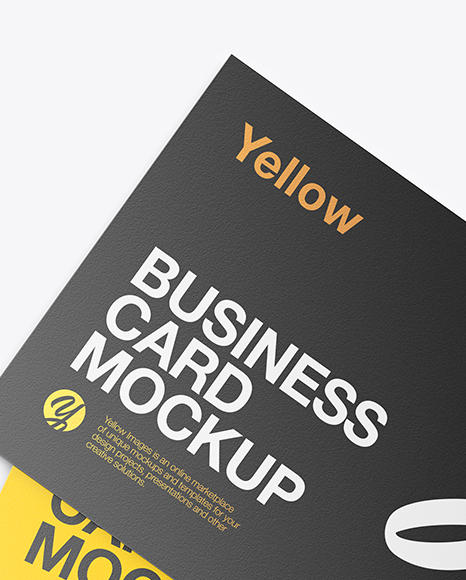 Five Business Cards Mockup PSD #2