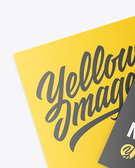 Two Business Cards Mockup PSD #2