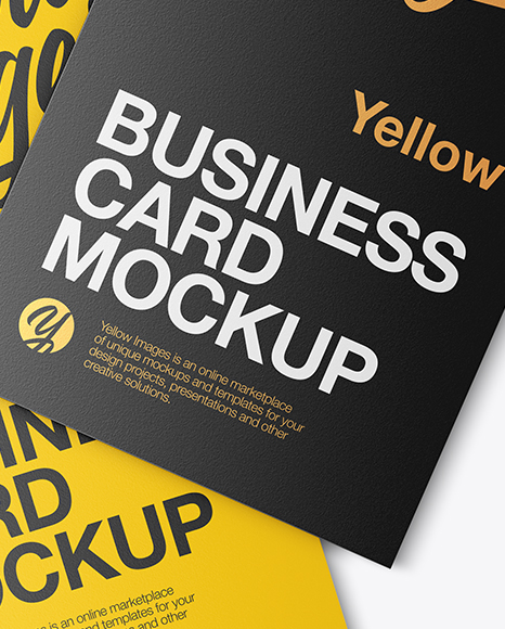Two Business Cards Mockup PSD #1