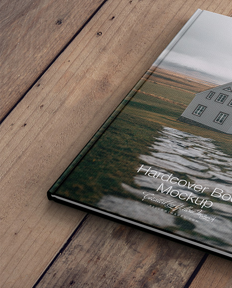 Hardcover Book w  Fabric Cover PSD #7