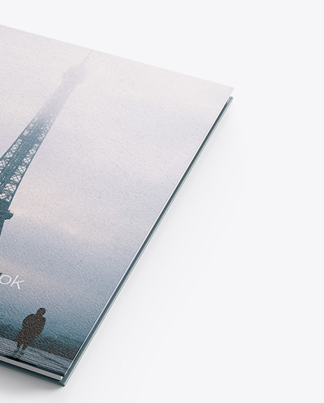 Book w  Leather Cover Mockup PSD #6