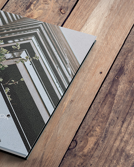 Book w  Leather Cover Mockup PSD #5