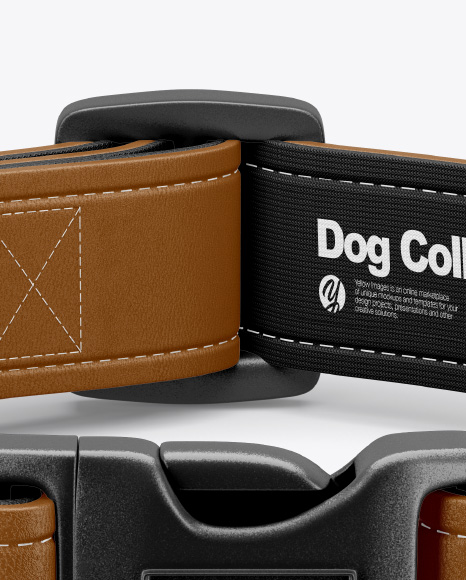 Leather Dog Collar Mockup - Free Download Images High Quality PNG, JPG