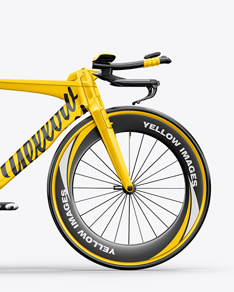 Download Carbon Triathlon Bicycle Mockup Right Side View In Vehicle Mockups On Yellow Images Object Mockups