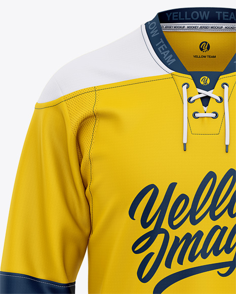 Lace Neck Hockey Jersey Mockup designs, themes, templates and downloadable  graphic elements on Dribbble