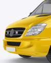 Panel Van Mockup - Left Half Side View