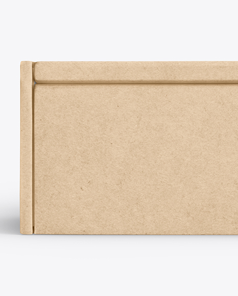 Kraft Paper Box Mockup PSD #3