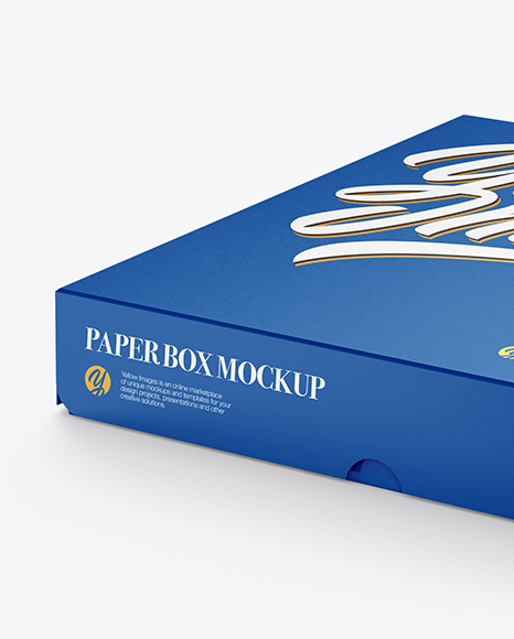 Paper Box Mockup PSD #1