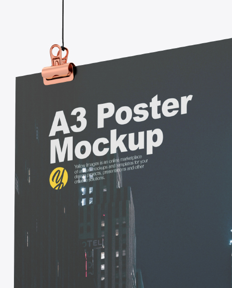 A3 Poster Mockup PSD #3