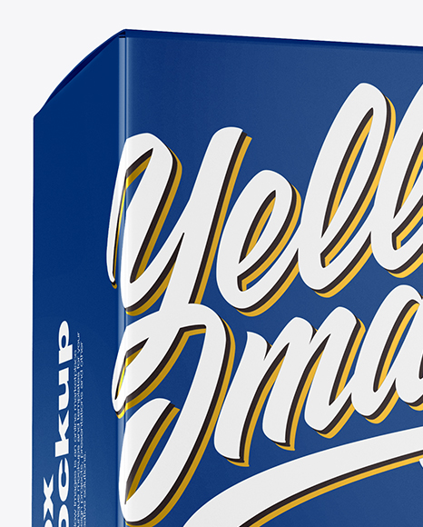 Matte Paper Box Mockup PSD #2