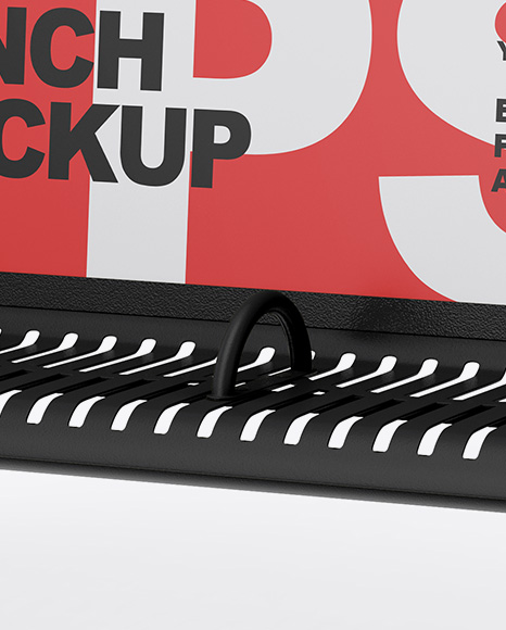 Matte Bench Mockup PSD #1