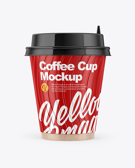 Download Kraft Tea Cup Sleeve Psd Mockup Yellowimages