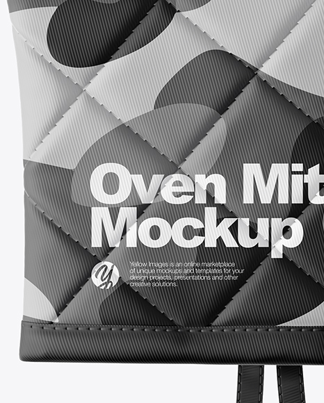 Download Oven Mitt Mockup In Apparel Mockups On Yellow Images Object Mockups