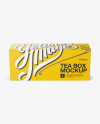 Download Teabags Box Mockup - Front View (High-Angle Shot) in Box ...