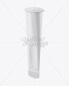 Ice Lolly Tube W/ Matte Lid Mockup on Yellow Images Object Mockups