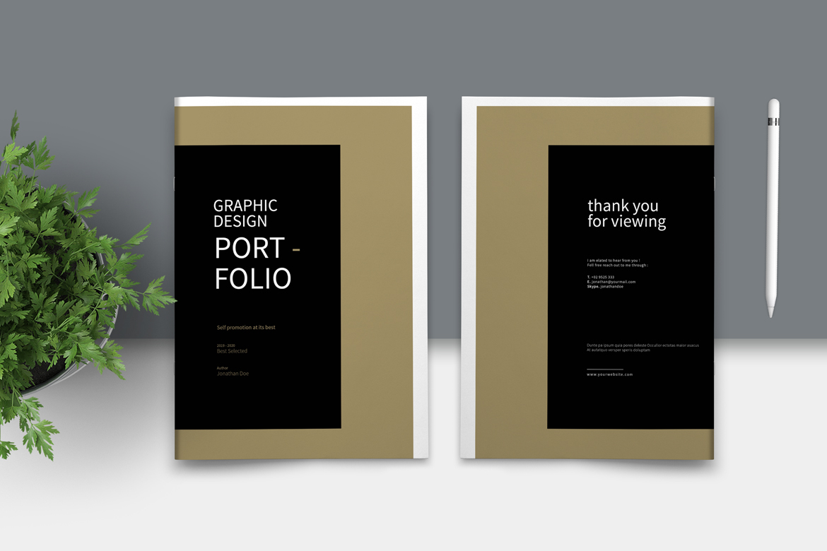 graphic design portfolio examples pdf