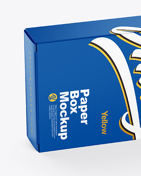 Paper Box Mockup PSD #2