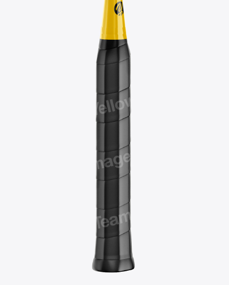 Badminton Racket Mockup In Object Mockups On Yellow Images Object Mockups