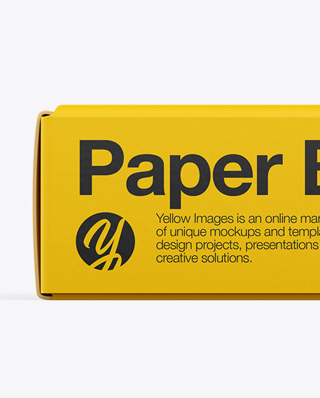 Paper Box Mockup PSD #2