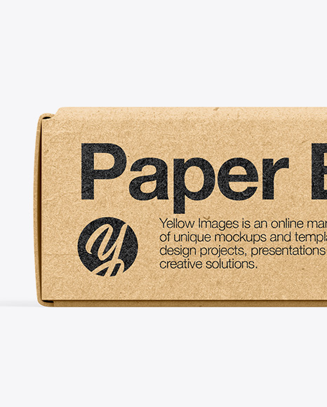 Kraft Box Mockup PSD #2