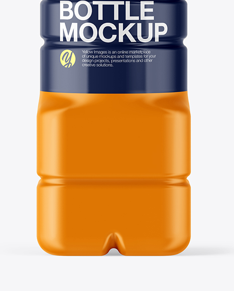 Matte Plastic Bottle Mockup PSD #6