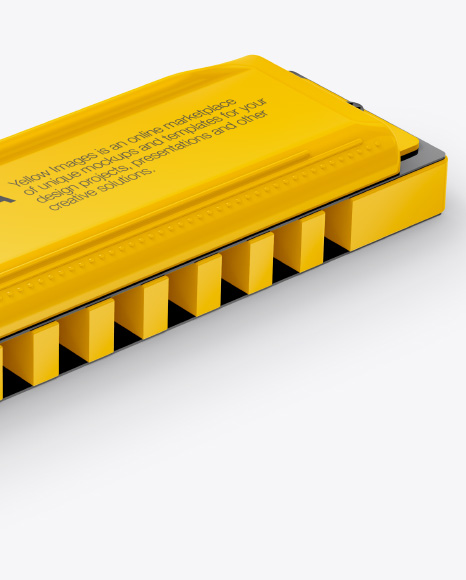 Glossy Harmonica Mockup PSD #1