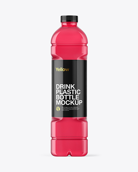 Plastic Bottle Mockup PSD #2