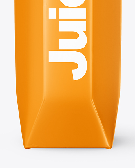 Glossy Juice Pack with Screw Cap Mockup PSD #1