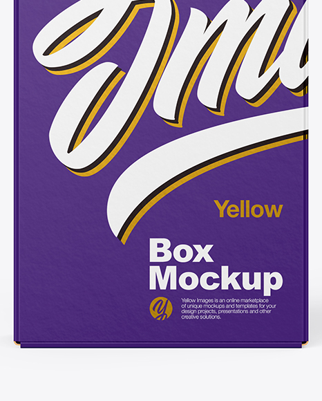 Paper Box Mockup PSD #1