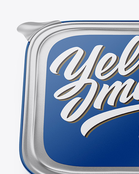 Matte Plastic Container Mockup PSD #2