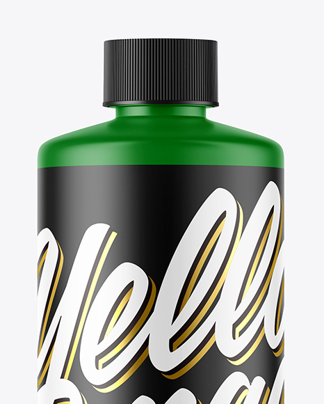 Matte Plastic Bottle Mockup PSD #2