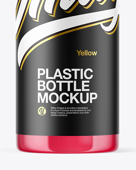 Plastic Bottle Mockup PSD #1