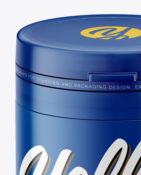 Plastic Jar Mockup PSD #2