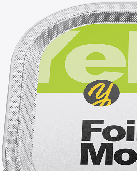 Foil Tray Mockup PSD #1