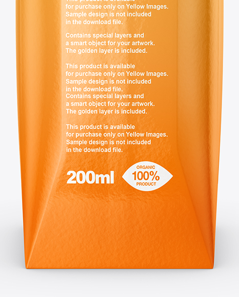 Download 250ml Glossy Juice Carton Package Mockup In Packaging Mockups On Yellow Images Object Mockups