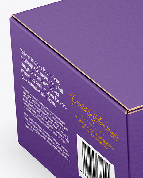 Paper Box Mockup PSD #2