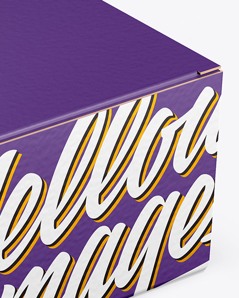 Paper Box Mockup PSD #1