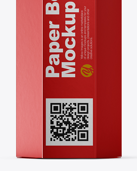 Metallized Octagonal Box Mockup PSD #1